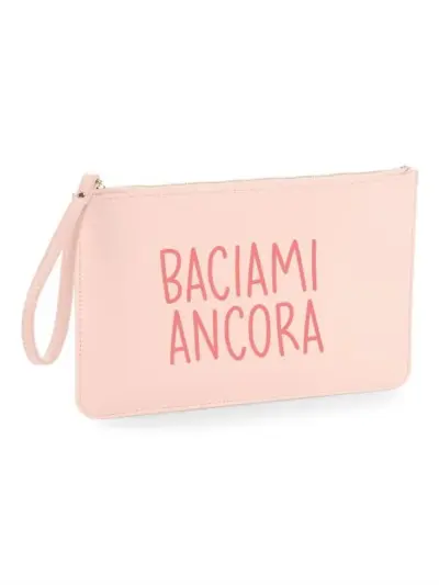 Pochette da donna con la scritta "baciami ancora" - PHTD14