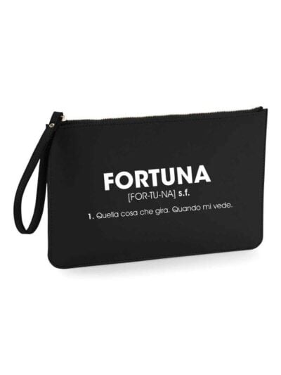 Pochette da donna con la scritta "fortuna" - PHTD35