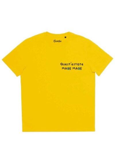 T-shirt uomo More con la scritta "quest'estate mare mare (male male)" – SMU26