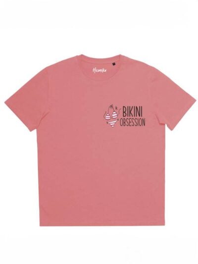 T-shirt donna More con la stampa di un bikini e la scritta "bikini obsession" – SMD20