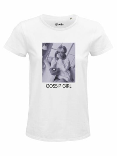 T-Shirt donna Glam con la scritta “Gossip Girl” – GB004
