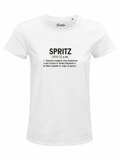 T-Shirt donna Glam con la scritta “Spritz” – GB013