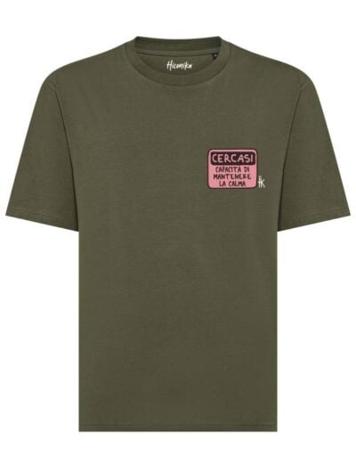 T-shirt uomo Axis con la scritta "cercasi capacità di mantenere la calma" - AXS04