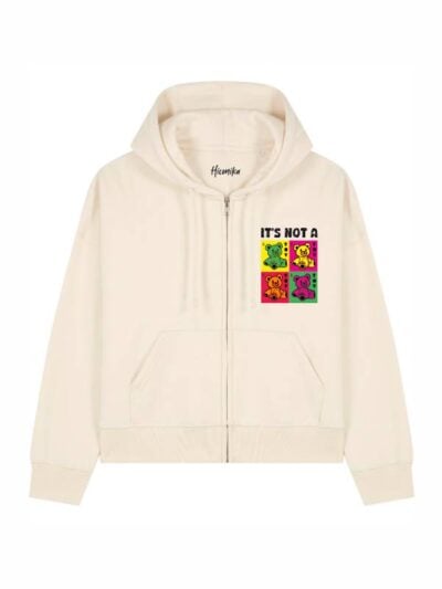 Felpa donna Luce con orsetti colorati e la scritta “It's not a toy” in glitter - FC001