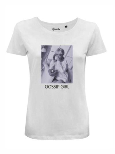T-Shirt donna Lady 2.0 con la scritta “Gossip Girl” – LB004