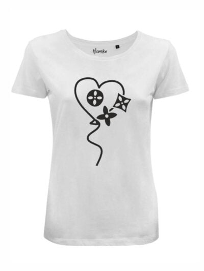 T-Shirt donna Lady 2.0 con un cuore – LB032