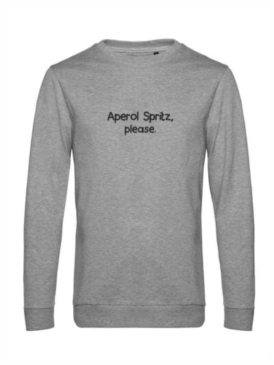 Felpa uomo Toronto con la scritta in patch a rilievo "Aperol Spritz, please" – TRT08