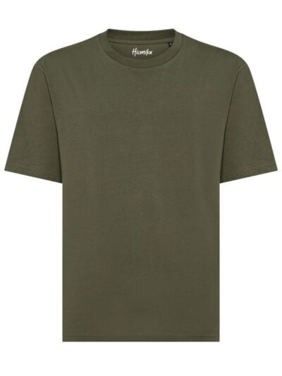 T-shirt uomo Essential Axis, senza stampa, earthy green – AXSE04
