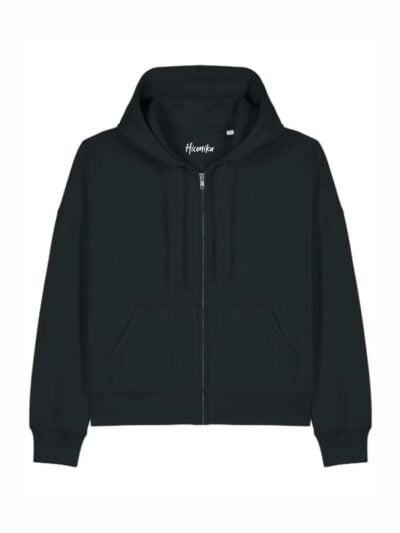 Felpa donna Essential Luce, senza stampa, black – FCE02