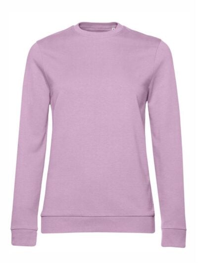 Felpa donna leggera Essential Sidney, senza stampa, candy pink – FSE04