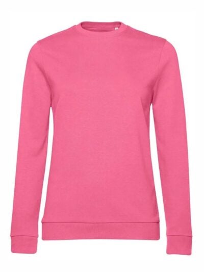 Felpa donna leggera Essential Sidney, senza stampa, pink fizz – FSE05