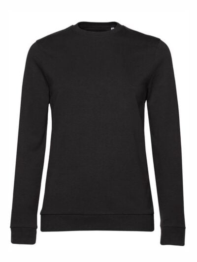Felpa donna leggera Essential Sidney, senza stampa, black – FSE06