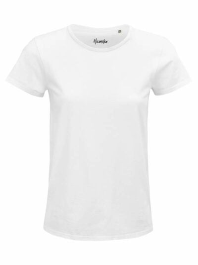 T-Shirt donna Essential Glam, senza stampa, white – GE01