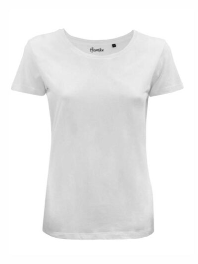 T-Shirt donna Essential Lady 2.0, senza stampa, white – LE01
