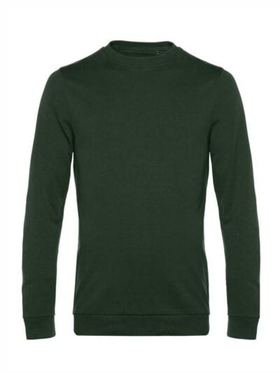 Felpa uomo Essential Toronto, senza stampa, forest green – TRTE06
