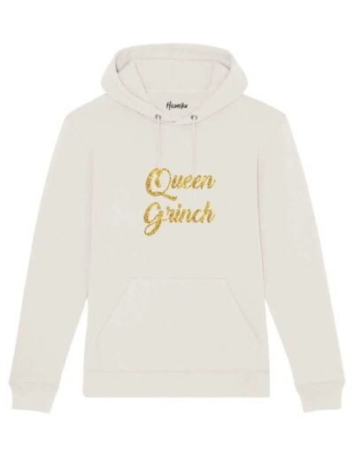 Felpa donna Lisbona con la scritta in glitter "Queen Grinch" - CHDF13