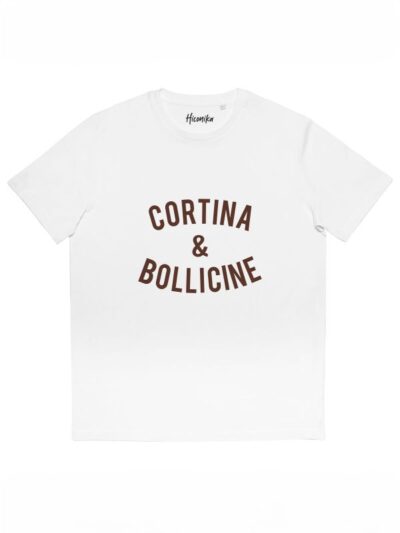 T-shirt uomo Prime con la scritta in patch a rilievo “Cortina & bollicine” – CHU07