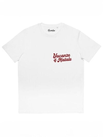 T-shirt uomo Prime con la scritta in patch a rilievo “Vacanze di Natale” – CHU10