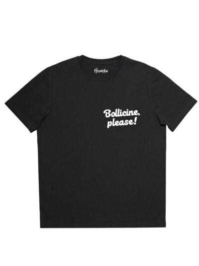T-shirt uomo Prime con la scritta in patch a rilievo “Bollicine please!” lato cuore – CHU08