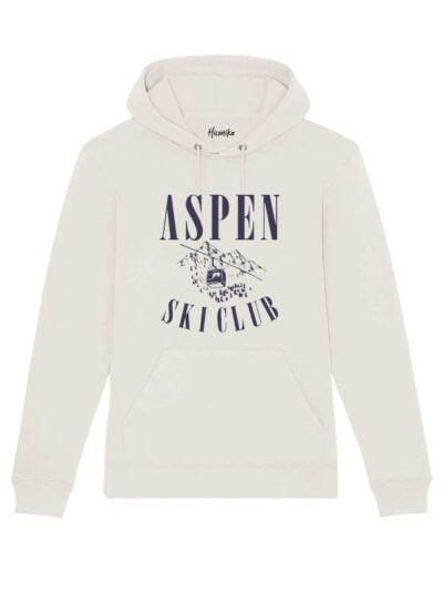Felpa uomo Lisbona con la funivia e la scritta "Aspen skiclub" - CHUF04