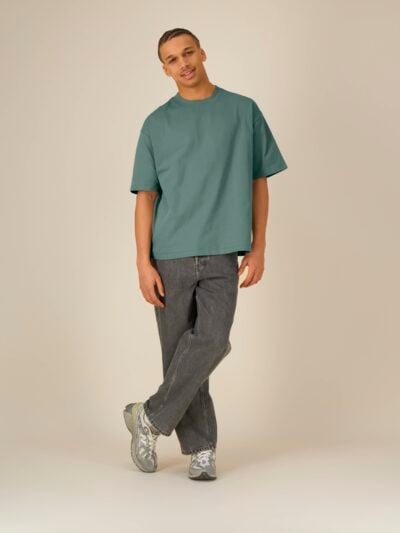 T-shirt uomo Essential Asher Green Bay senza stampa – ASHER06