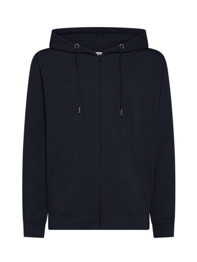 Felpa leggera Unisex Core Zip Navy - COREZ05