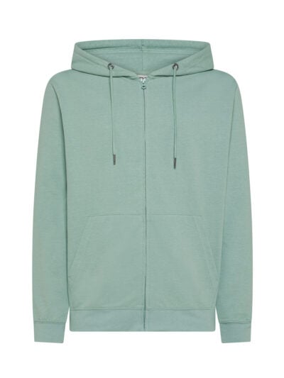 Felpa leggera Unisex Core Zip Sage - COREZ06