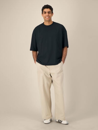 T-shirt uomo Essential Hypster Black senza stampa – HYPSTER02