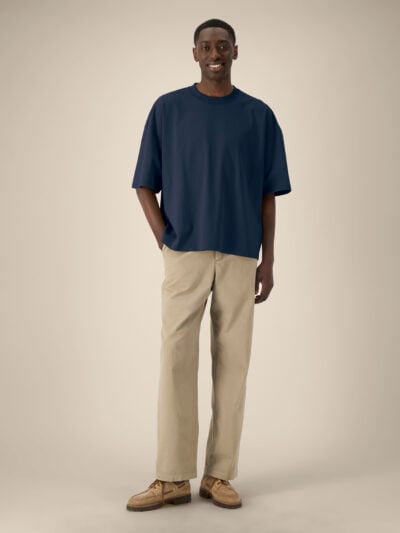 T-shirt uomo Essential Hypster French Navy senza stampa – HYPSTER04