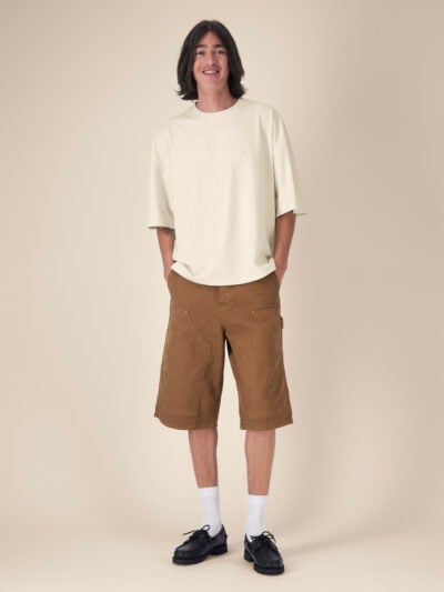 T-shirt uomo Essential Hypster Natural Raw senza stampa – HYPSTER06