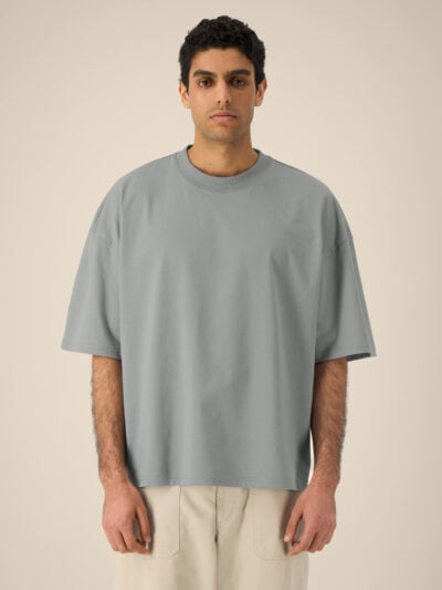 T-shirt uomo Essential Hypster Misty Grey senza stampa – HYPSTER03