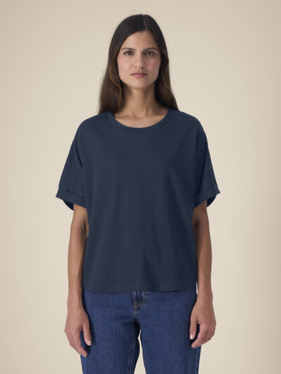 T-shirt donna Essential Collider French Navy – COLLIDER03
