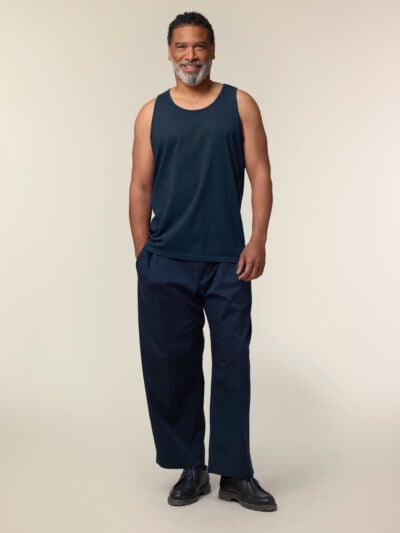 Canotta uomo Essential Stancer French Navy senza stampa – STANCER02