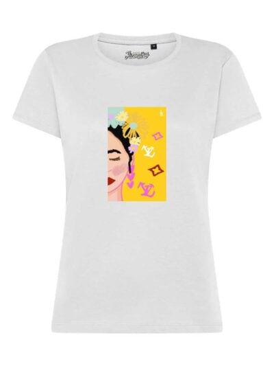 T-Shirt donna Lady 2.0 con la stampa di Frida Kahlo – TW046