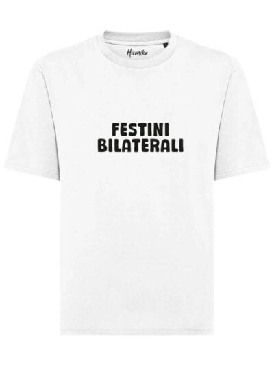 T-shirt uomo Axis con la scritta "Festini Bilaterali" - ELU01