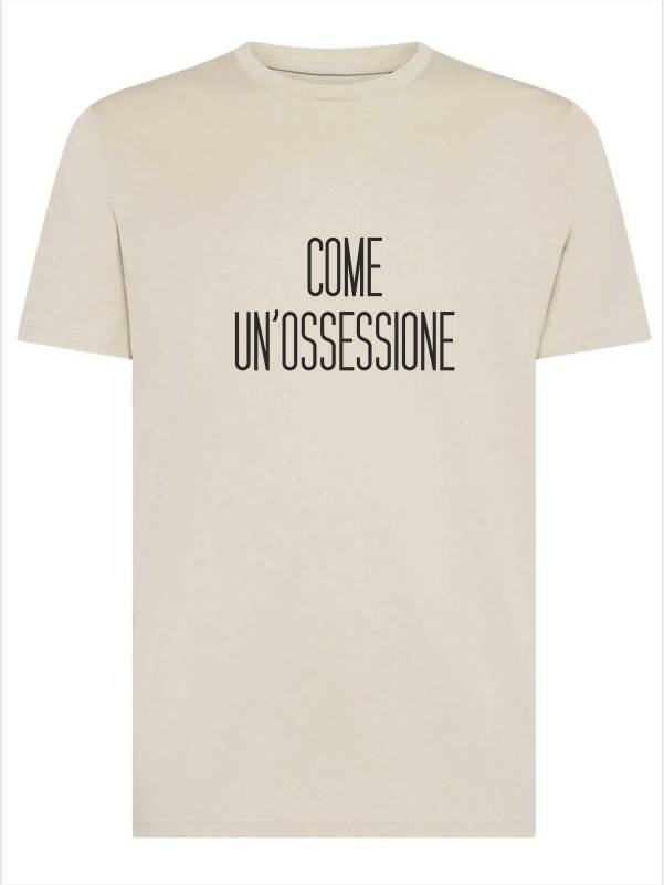 T-shirt uomo Moon con la scritta "come un'ossessione" – TM035 - immagine 2