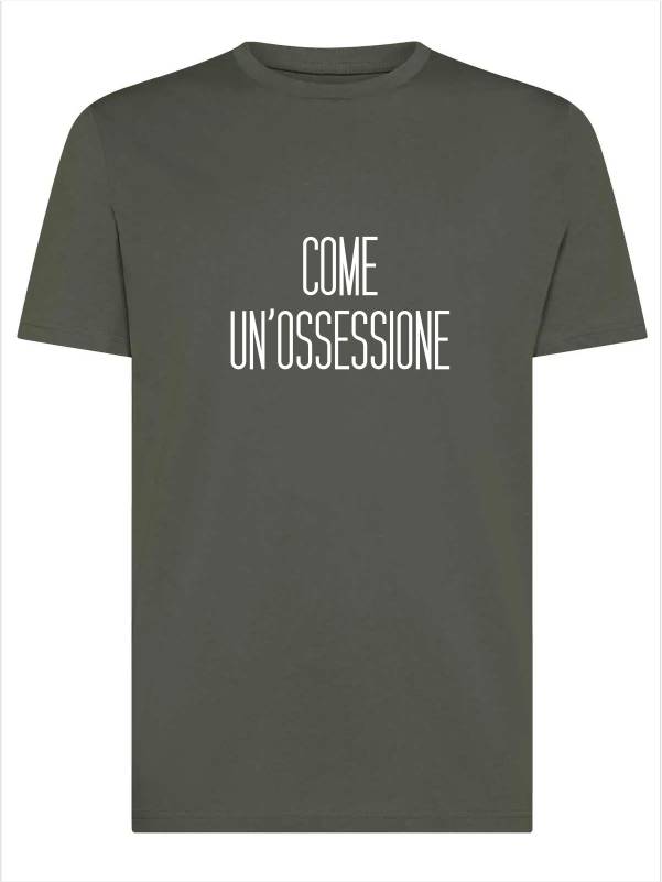 T-shirt uomo Moon con la scritta "come un'ossessione" – TM035 - immagine 3