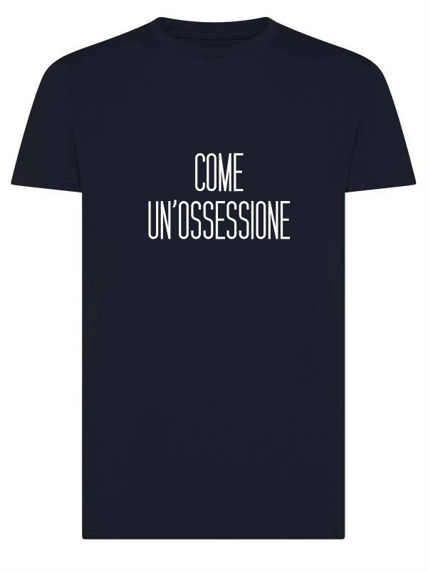 T-shirt uomo Moon con la scritta "come un'ossessione" – TM035 - immagine 4