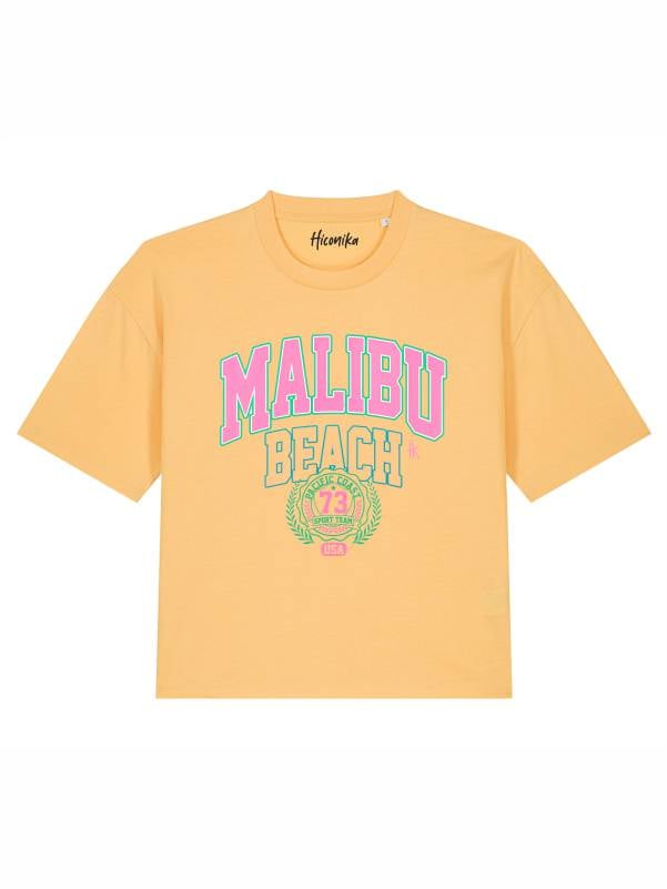 T-Shirt donna Stella con la scritta “Malibu Beach” – TW070 - immagine 2