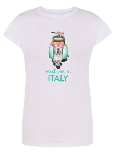 Pacchetto Stock: 6 T-shirt donna Lady con stampa scooter - STOCK13