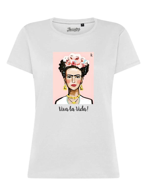 Pacchetto Stock: 17 T-Shirt donna bianche Lady 2.0 con stampa - STOCK74