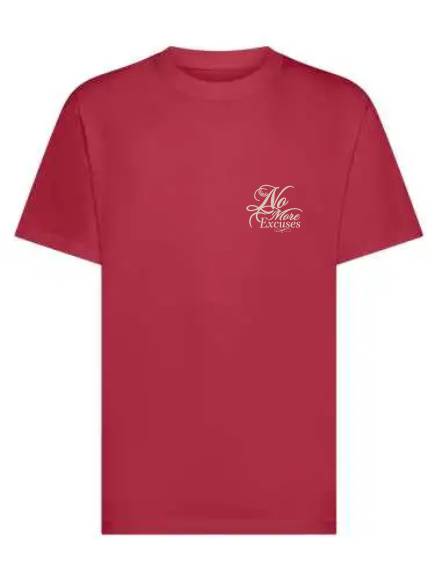 T-shirt uomo Ryder con la stampa sulle palle e la scritta lato cuore "No more excuses"- TM048 - immagine 5