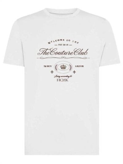 T-shirt uomo Moon con la scritta "Welcome to the cuture club" – TM054