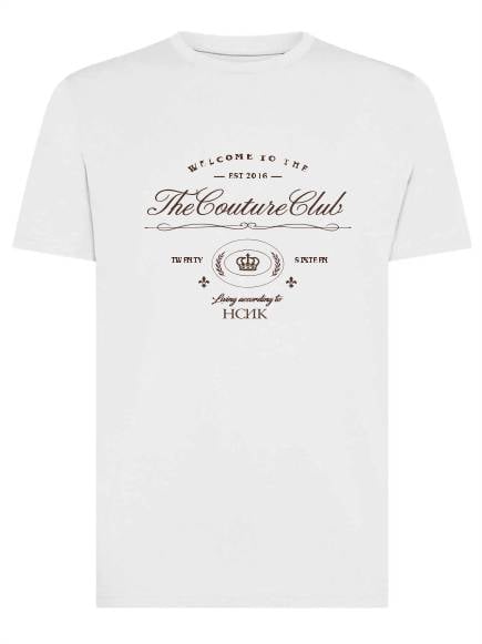 T-shirt uomo Moon con la scritta "Welcome to the cuture club" – TM054