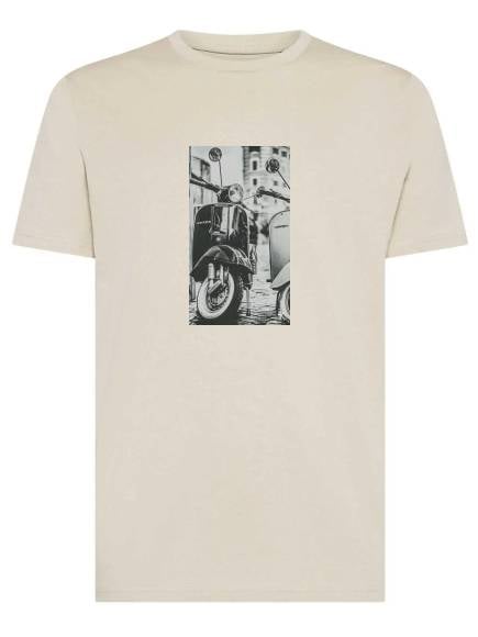 T-shirt uomo Moon con la vespa – TM057