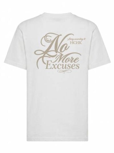 T-shirt uomo Ryder con la stampa sulle palle e la scritta lato cuore "No more excuses"- TM048