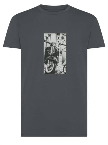 T-shirt uomo Moon con la vespa – TM057 - immagine 2