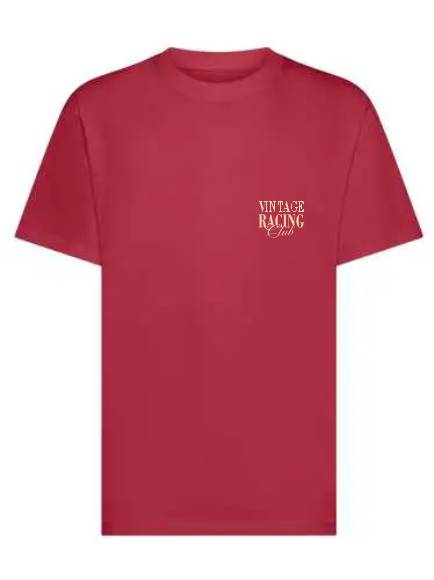 T-shirt uomo Ryder con la scritta "Vintage racing club" sulle spalle e lato cuore – TM067 - immagine 8