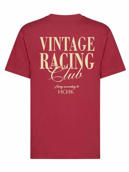 T-shirt uomo Ryder con la scritta "Vintage racing club" sulle spalle e lato cuore – TM067 - immagine 7