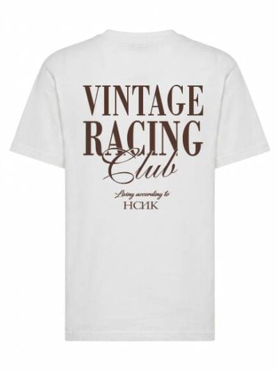 T-shirt uomo Ryder con la scritta "Vintage racing club" sulle spalle e lato cuore – TM067
